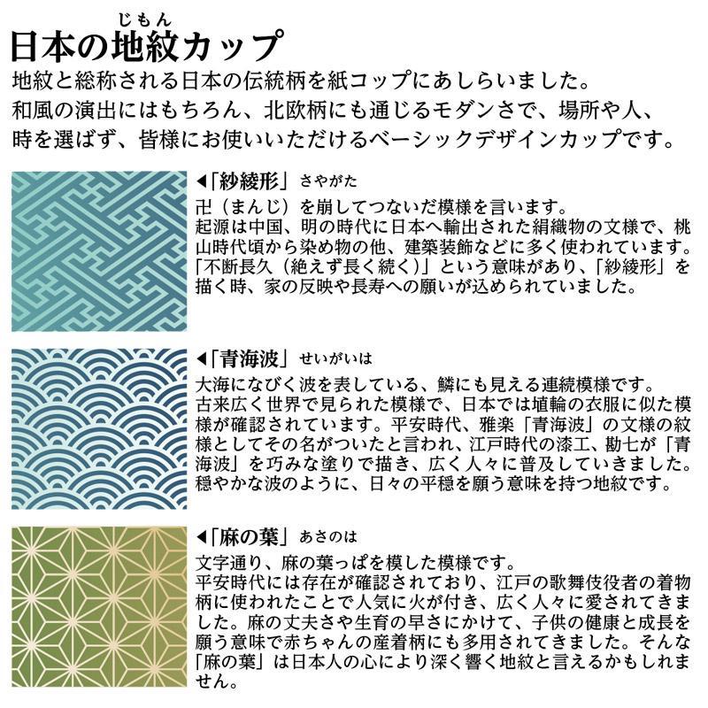 日本の地紋紙コップ 150ml 5oz 200個入 ディスペンサー 付【 5オンス 和柄 東罐興業 業務 業P カップディスペンサー付 日本製  】 | サンナップ | 03