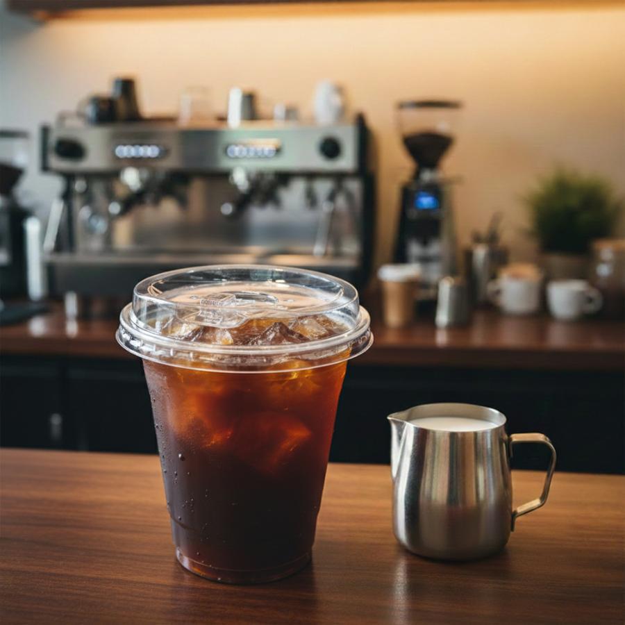 cuplid  92口径 クリアカップ リフトアップリッドセット 370ml 12oz 50組 【 プラカップ ふた 蓋 ふたセット ストロー不要 日本製 12オンス 】 | サンナップ | 07