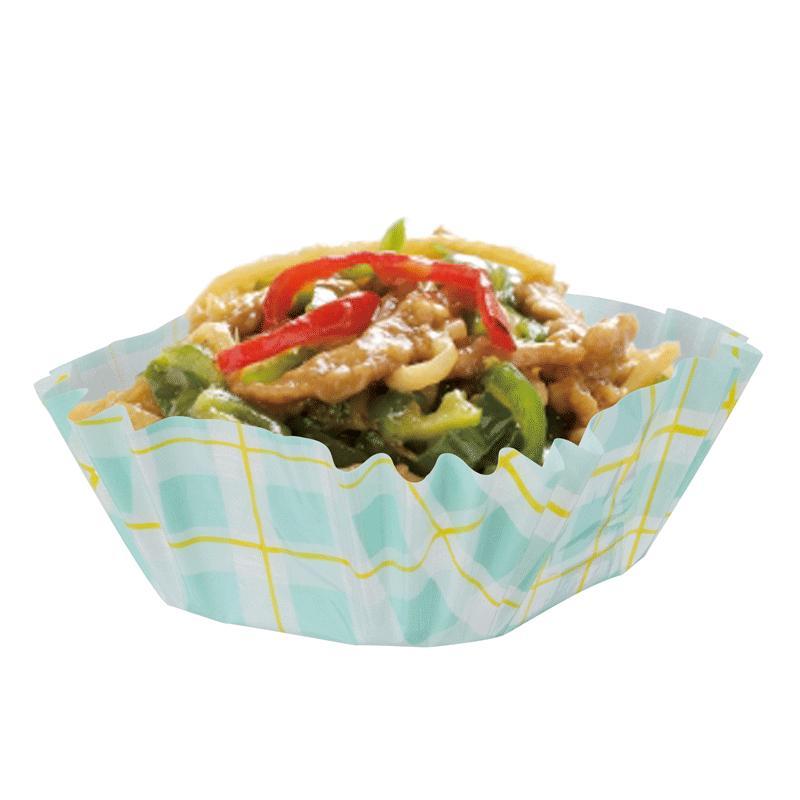 スイトール おかずカップ ハーモニーチェック 長四角【 15枚入×10パック お弁当カップ 仕切り皿 惣菜カップ お弁当 使い捨て おかず SOC-HCNK 】 | サンナップ | 04