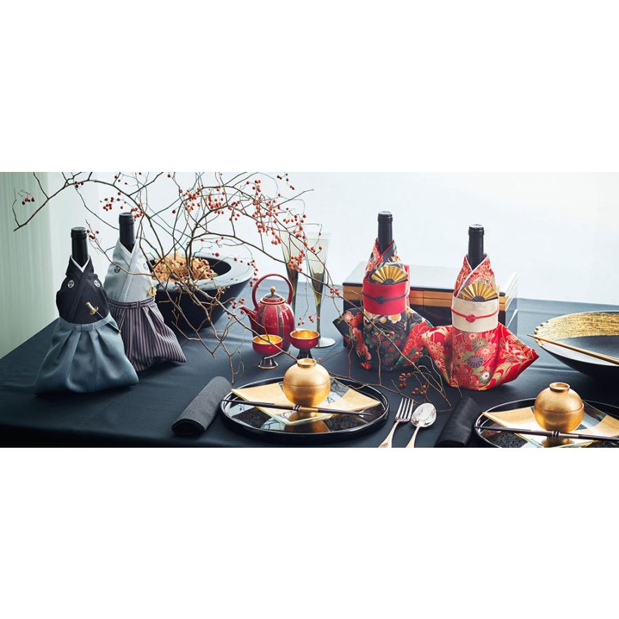 Kimono 着物 ボトルカバー 「金彩(白)」 ファーストライン BOTTLECOVER