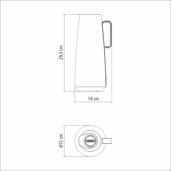 TRAMONTINA（トラモンティーナ） 保温&保冷 卓上ポット サーマル