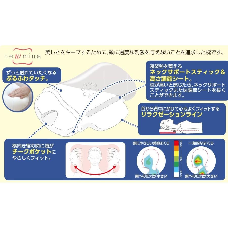ニューミン　枕　keita Amazon｜nishikawa【西川】 newmine ピローケース 化粧品届出