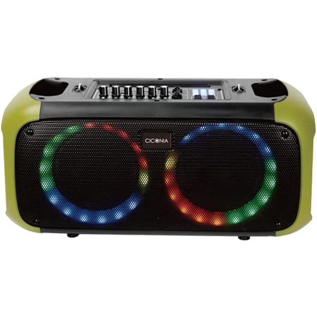 CICONIA サークルLEDパーティースピーカー CTFE-2060C-KA カーキ