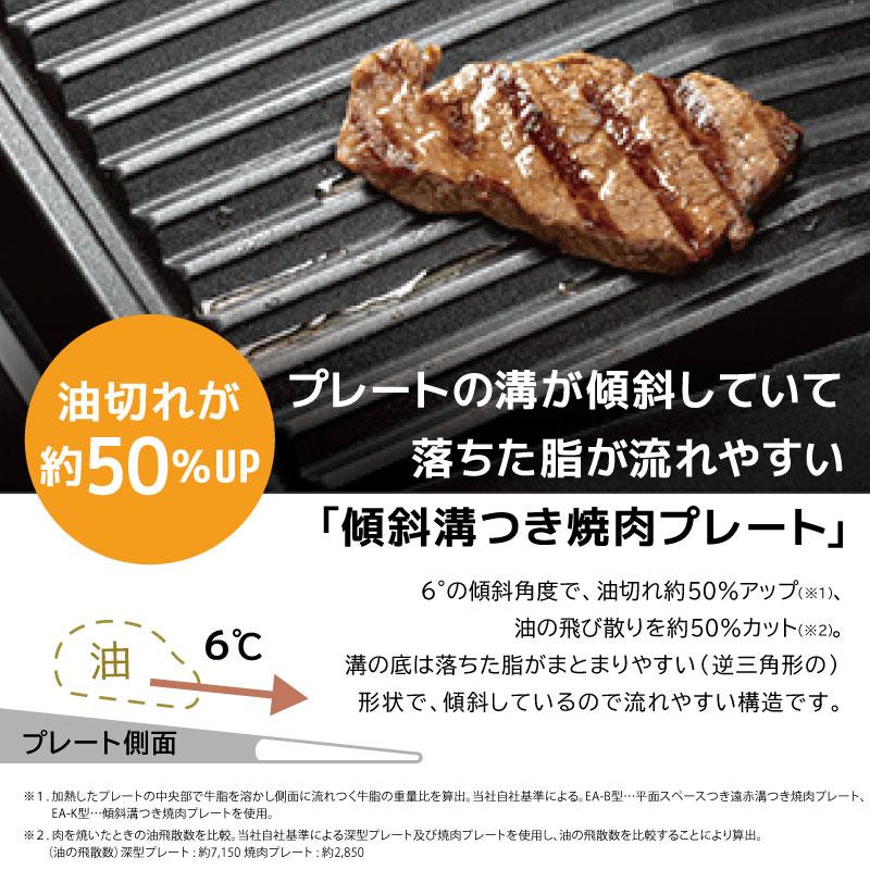 象印 やきやき EA-KE20-BA ホットプレート プレート2枚タイプ 象印 EA-HA30(HZ) 象印(ZOJIRUSHI) ホットプレート やきやき 3