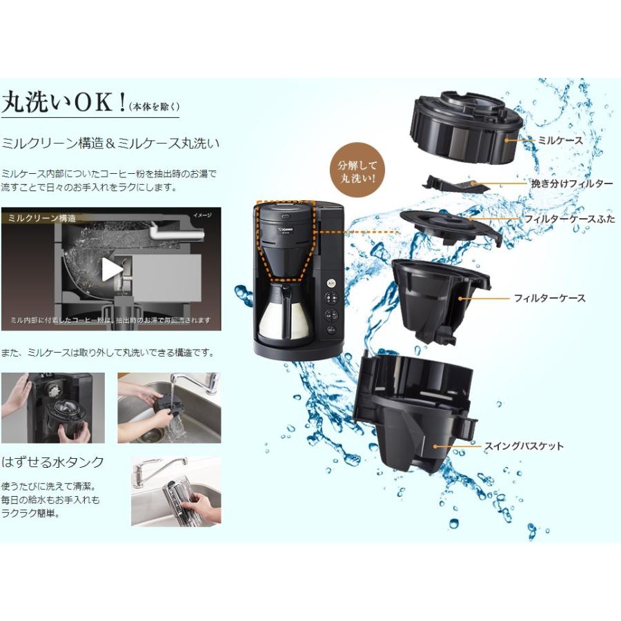 象印 全自動コーヒーメーカー 珈琲通 珈琲カップ1〜4カップ EC