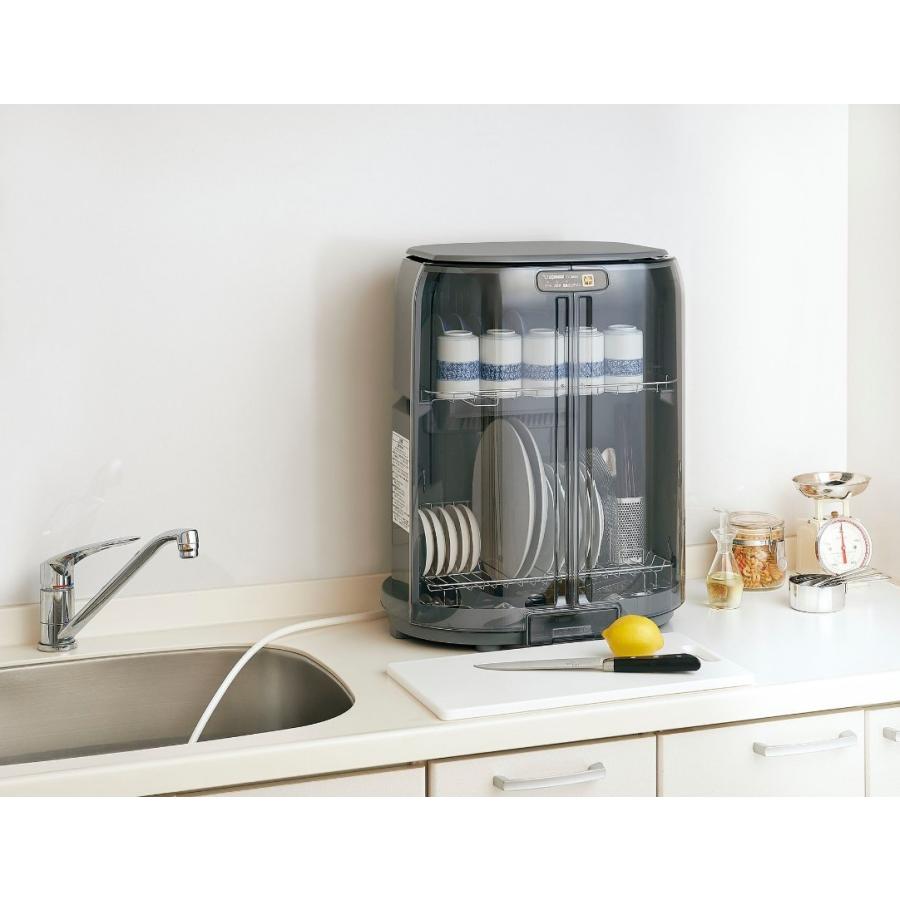 象印（ZOJIRUSHI） 食器乾燥機 スライド式扉 タテ型 グレー EY-GB50-HA 