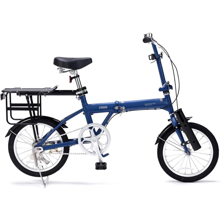 MYPALLAS マイパラス 折畳自転車16インチ 釣り具積載用パーツ搭載