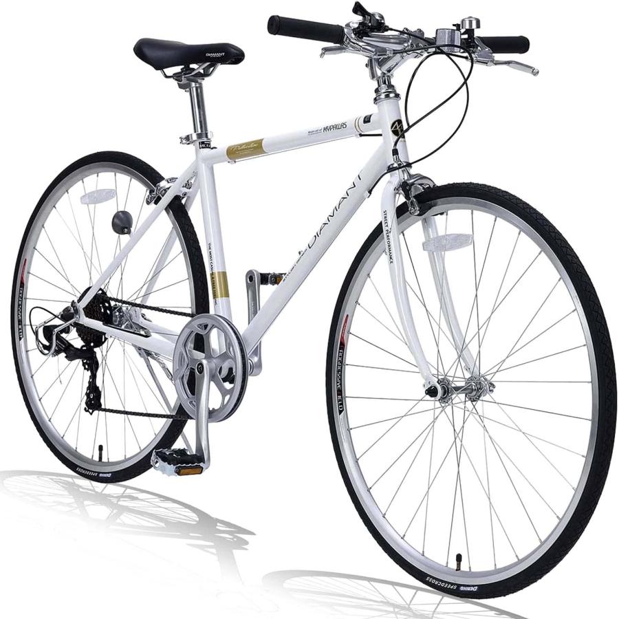 クロスバイク】700x25c 6速 ホワイト