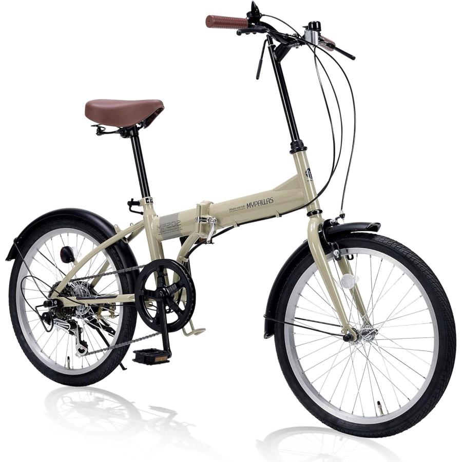 MYPALLAS マイパラス折りたたみ自転車 MF202 20インチ 6段ギア MYPALLAS 自転車 折りたたみ自転車 20インチ 6段変速 シマノ製