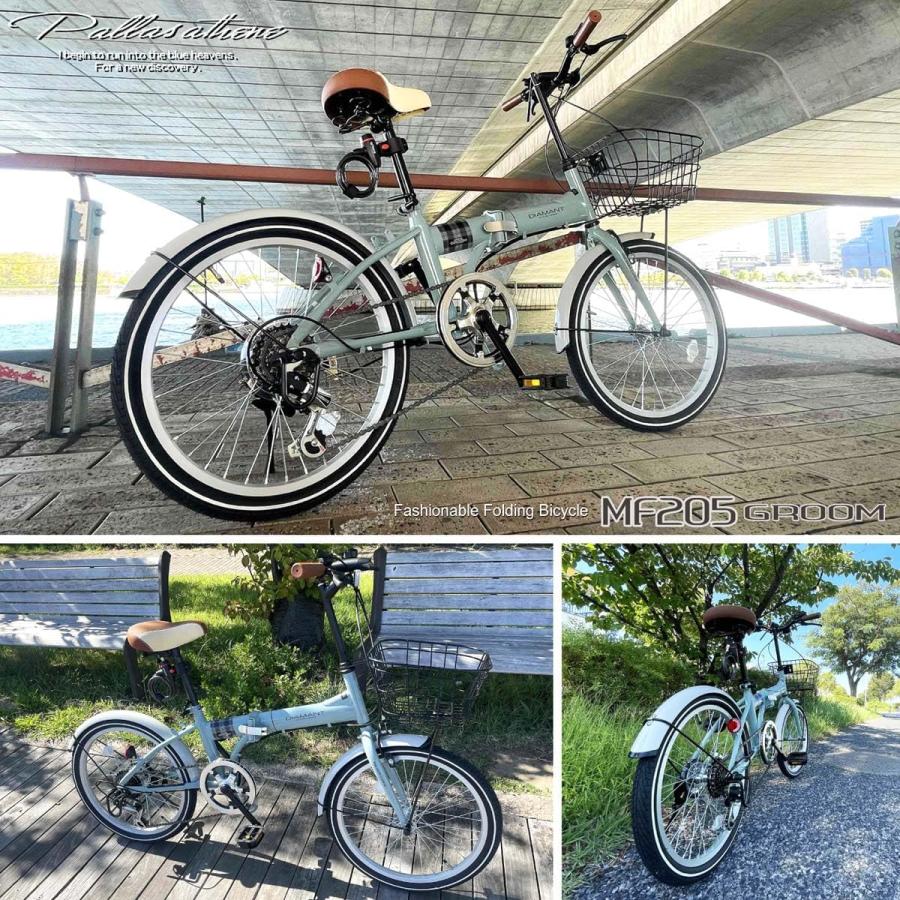 MYPALLAS マイパラス 折りたたみ自転車 20インチ MF205 GROOM