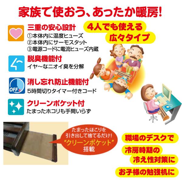 メトロ電気工業 ハロゲンフットヒーター MFH-321ET(A) 木枠 足置式 2灯式 METRO|sunnetonline|02