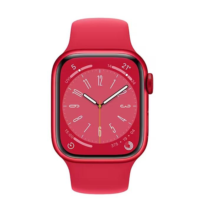 残り在庫1個 Apple Watch アップルウォッチ Series 8 GPSモデル MNP73J/A 41mm REDスポーツバンド