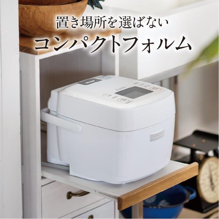 三菱電機 IHジャー炊飯器 備長炭炭炊釜 備長炭コート 3.5合炊き