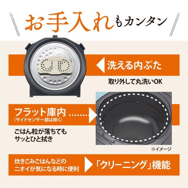 象印（ZOJIRUSHI） 小容量圧力IH炊飯ジャー 極め炊き 3合炊き 炊飯器