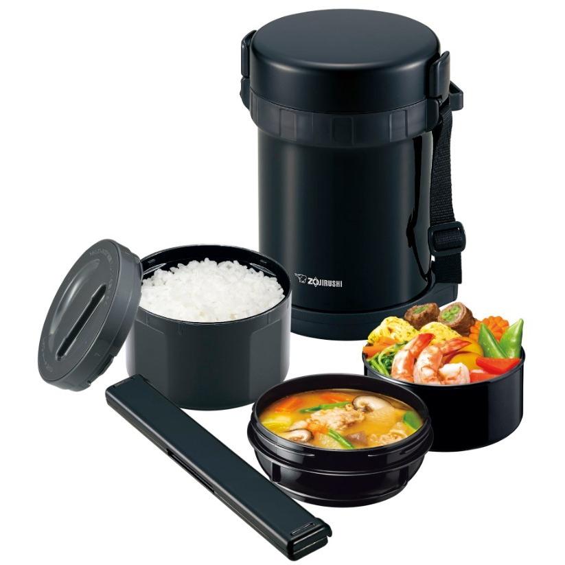 象印 ステンレスランチジャー お・べ・ん・と SLGH18BA お弁当箱 保温弁当箱