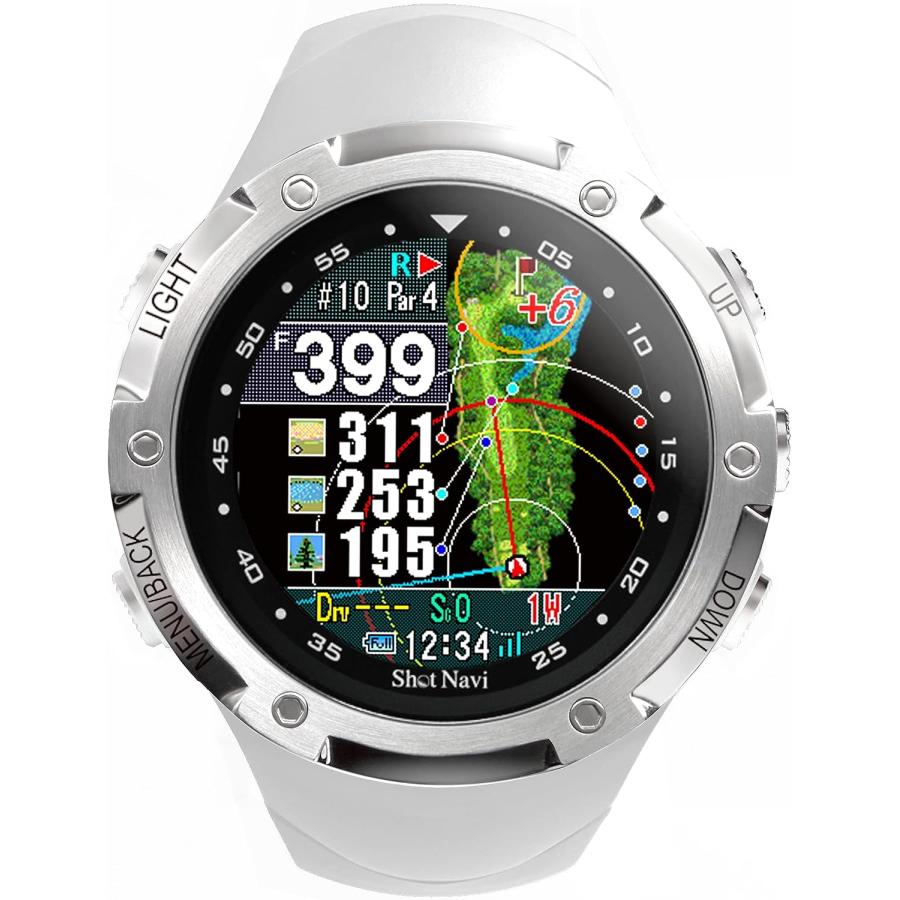 Shot Navi ショットナビ W1 Evolve WH ホワイト 腕時計型 GPS距離計測  