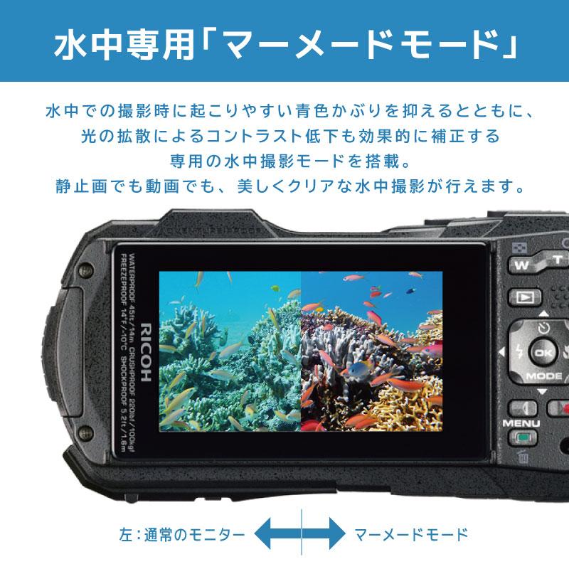 リコー デジカメ WG-80 ブラック 防水 耐衝撃 防塵 耐寒 リコー デジカメ WG-80 ブラック 防水 耐衝撃 防塵 耐寒