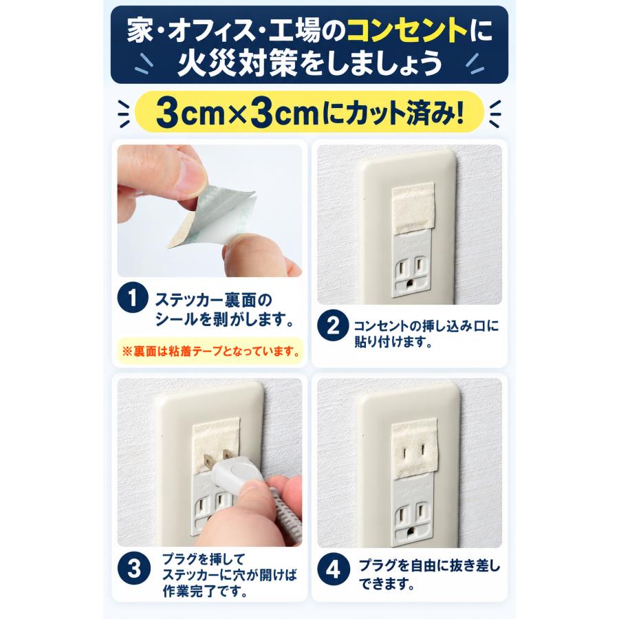 Fire Fighting Sticker 自己消火ステッカー ウルトラスーパーホワイト