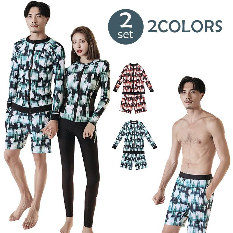 21新作 メンズ 水着 上下セット ラッシュガード フィットネス水着 競泳水着 長袖 サーフパンツ 高品質 Uvカッ Sn Yzb Sunny Sunny 通販 Yahoo ショッピング