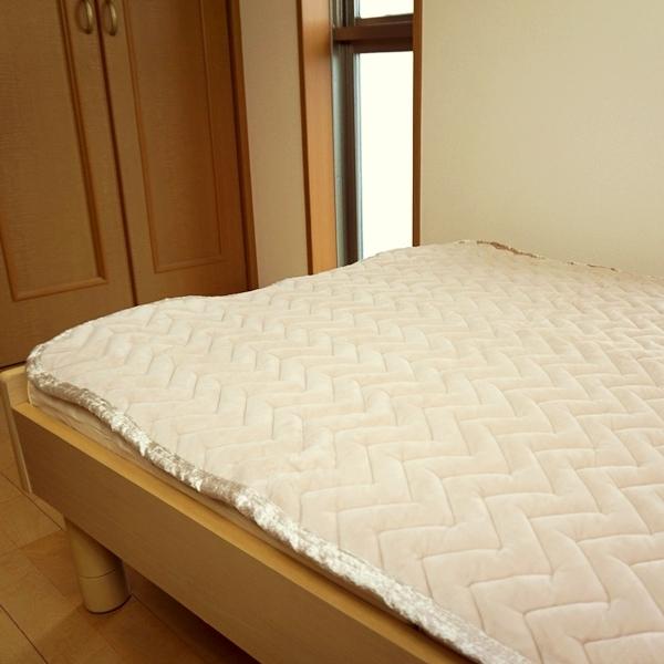 あったか敷きパッド遠赤綿入ポコポコキルトシングル＋あったかカバー2枚組 あったか敷きパッド遠赤綿入ポコポコキルトシングル＋あったかカバー2