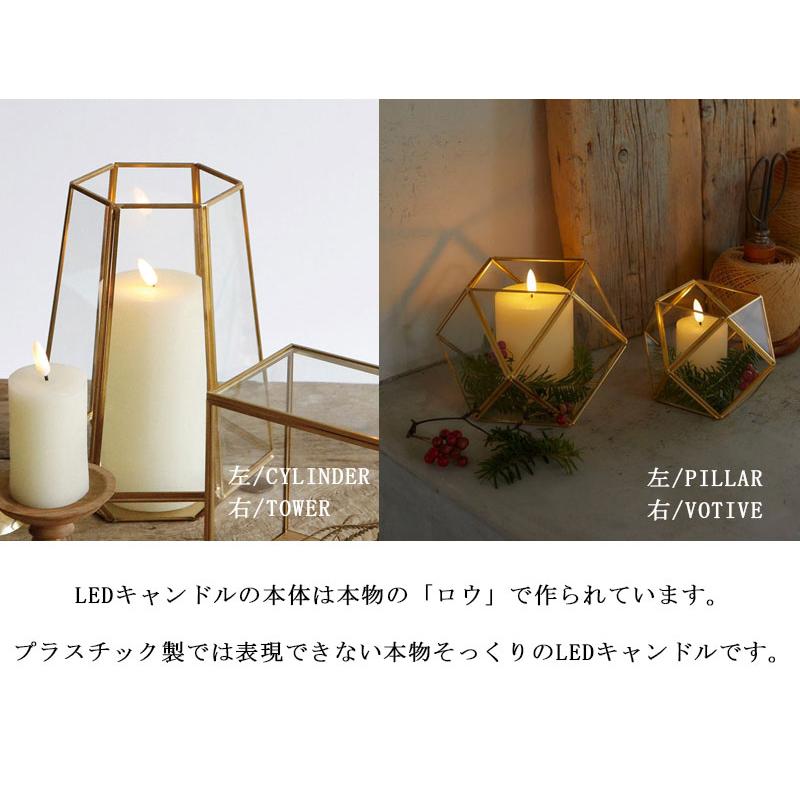 Horn Please クリスマス LEDキャンドル ライト ボーティブ 2個セット