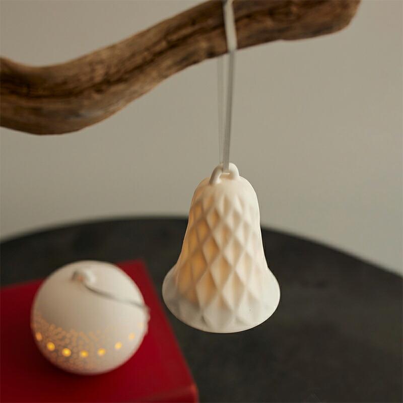 Horn Please 半磁器LEDオーナメント ベル Shesay 志成販売 クリスマス