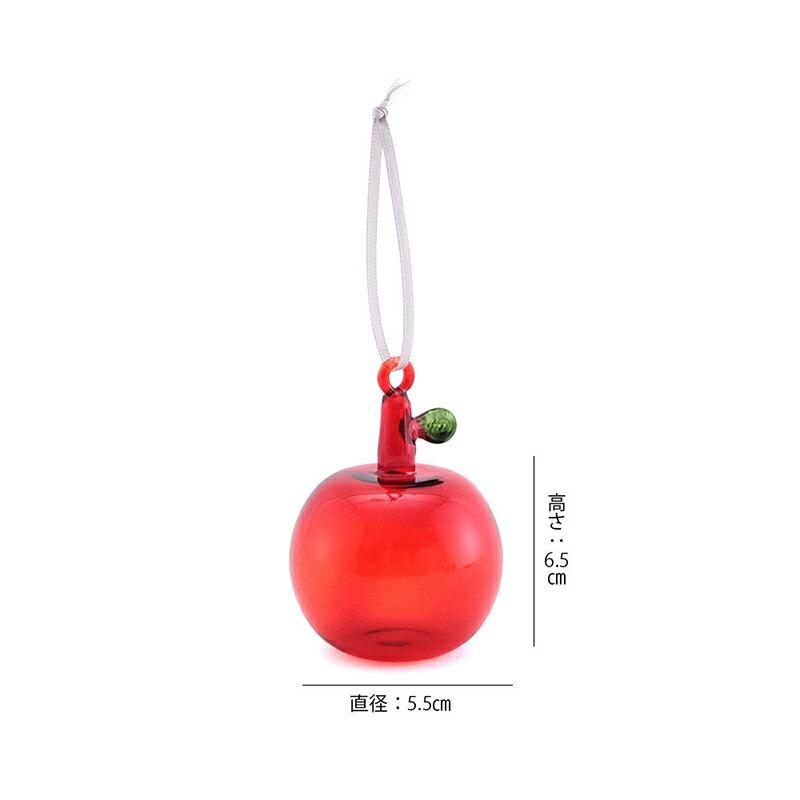 Horn Please ガラス オーナメント りんご 北欧 クリスマス