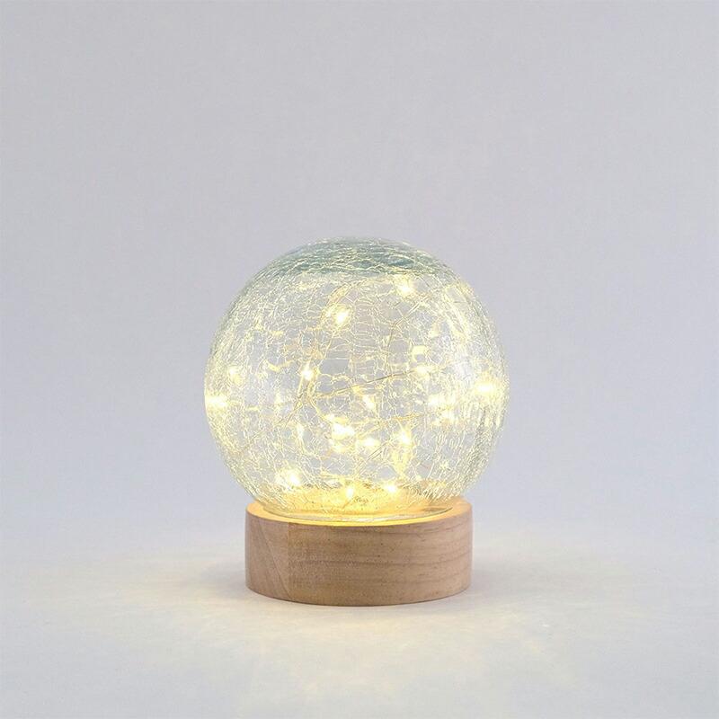 Horn Please クラックガラスLEDライト ドーム LEDライト 照明 Shesay