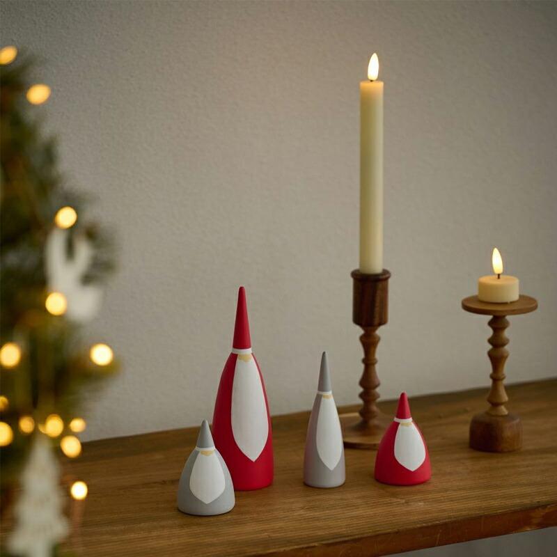 アカシアウッド キャンドルホルダー ロウソク立て 燭台 LEDキャンドル