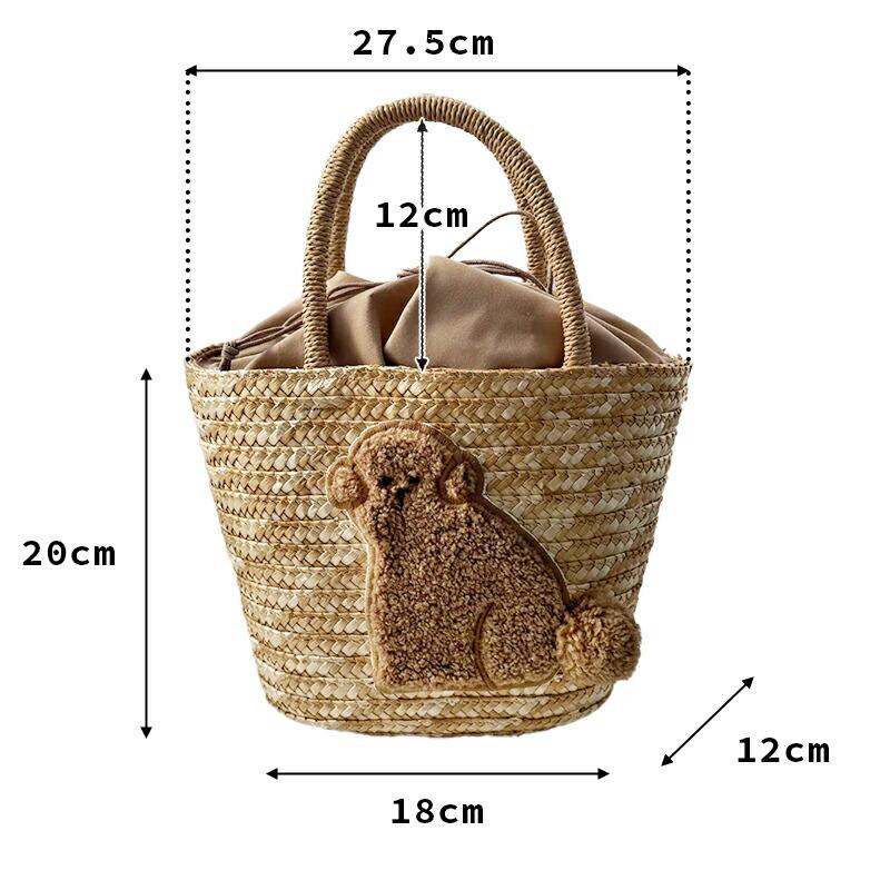 新品　レベッカミンコフ　3wayストローバッグ　かごバッグ　5.5万 革べりストローカゴバッグ – JINNAN HOUSE