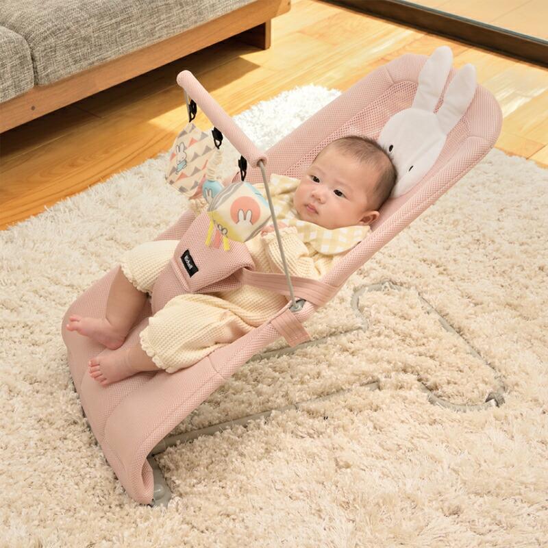 Miffy（ミッフィー） バウンサー バウンシングシート ピンク おもちゃ