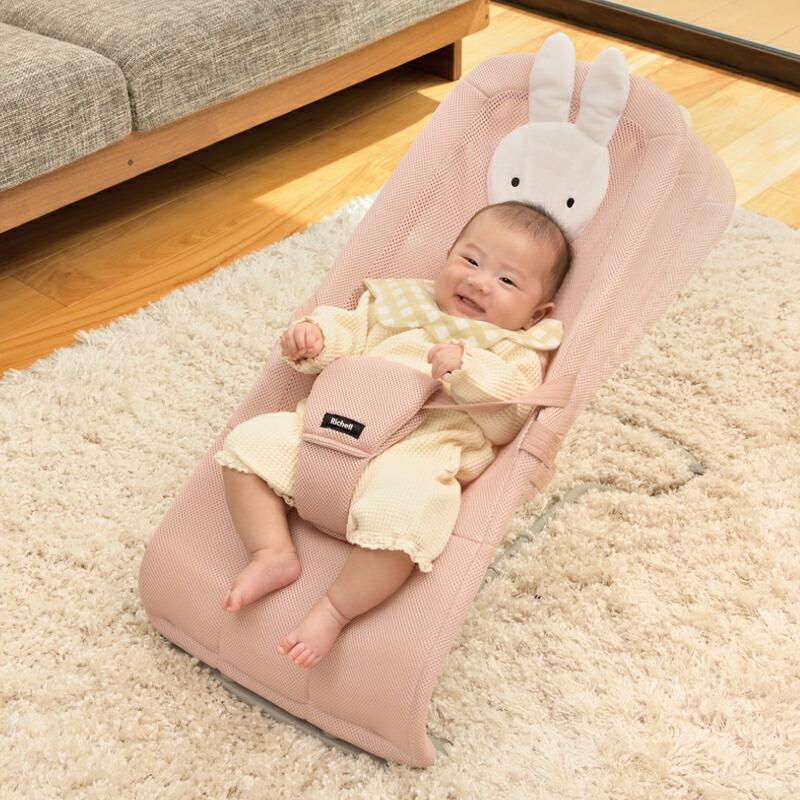 Miffy ミッフィー miffy バウンサー バウンシングシート ピンク 