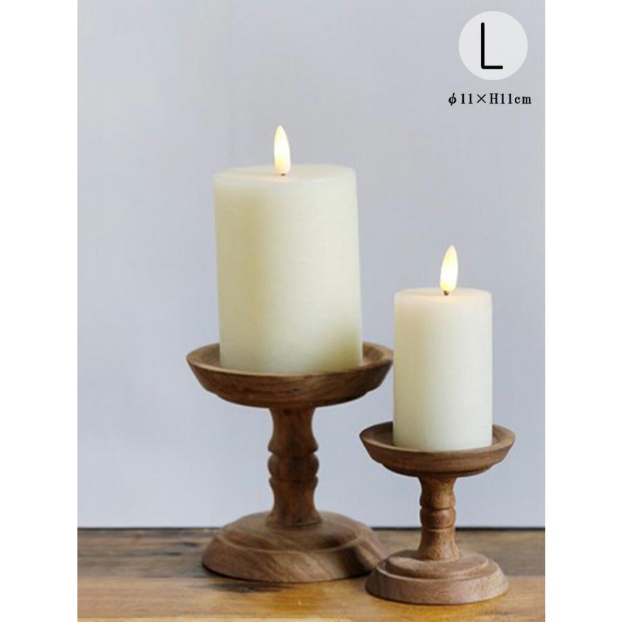 Horn Please クリスマス WOOD キャンドルスタンド コンポート L 木製
