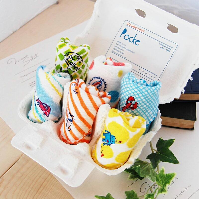 ポッケ ミニハンカチ 箱入り ハンカチセット セット 16X16 ミニタオル