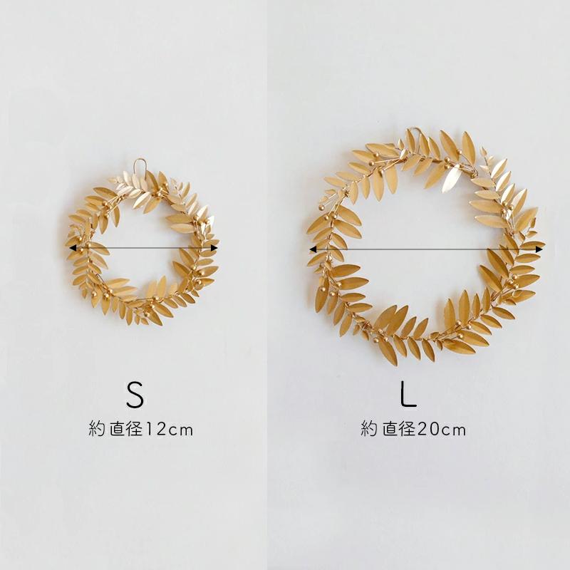 Horn Please ブリキ ワイヤーリース クリスマススリース L Shesay 志成