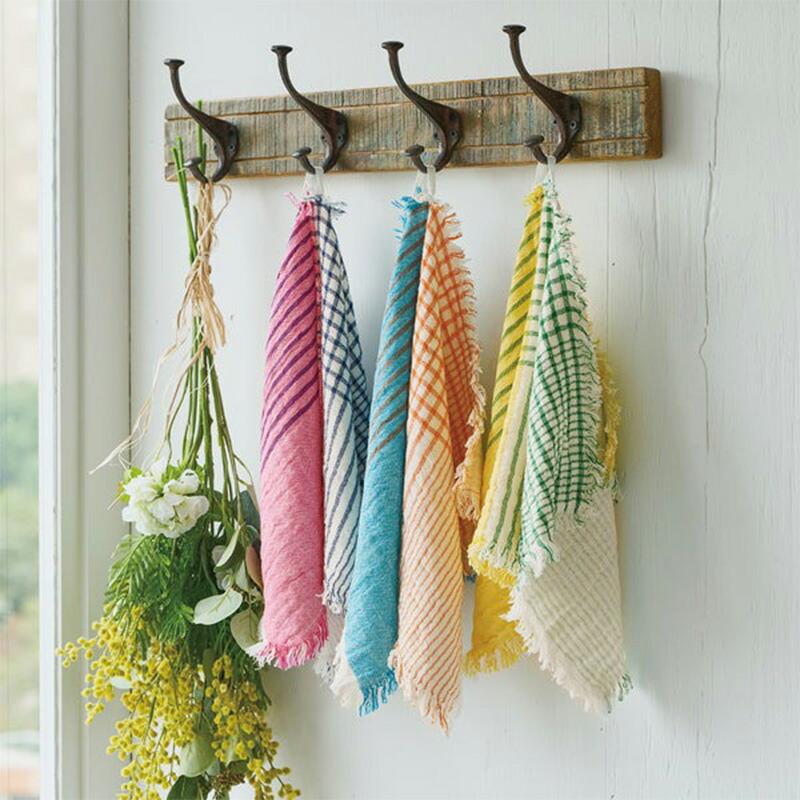 プチギフト 雑貨 ふきん 45×30 きままなクロス 大判 チェック柄