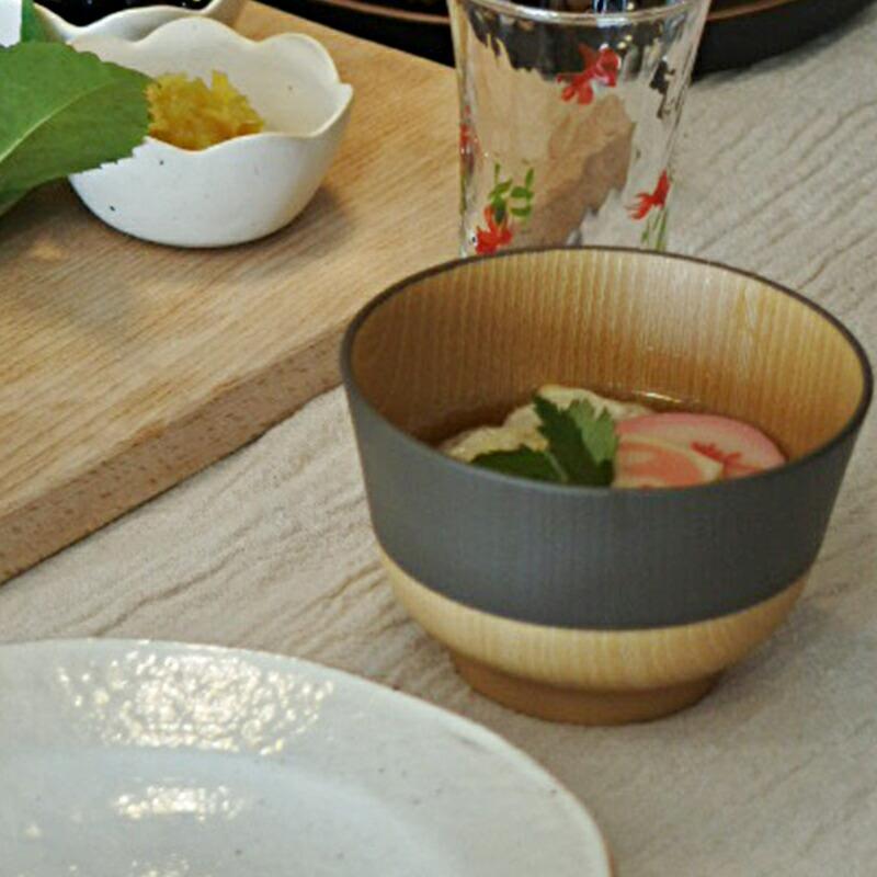 おわん みよし漆器本舗 50％OFF 食洗機対応 大汁椀（13cm） お椀 ナノガラス