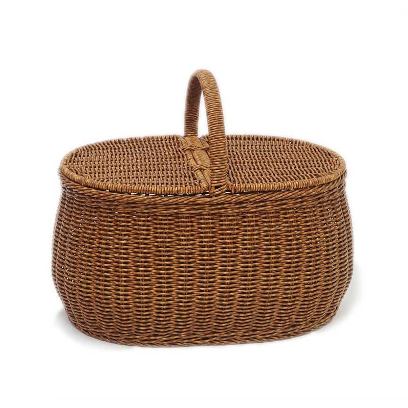 Creer（家具、インテリア） ピクニックバスケット オーバル