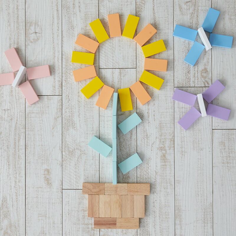 NICHIGAN（ニチガン） コロンとスロープドミノ ドミノ ドミノ倒し 木製