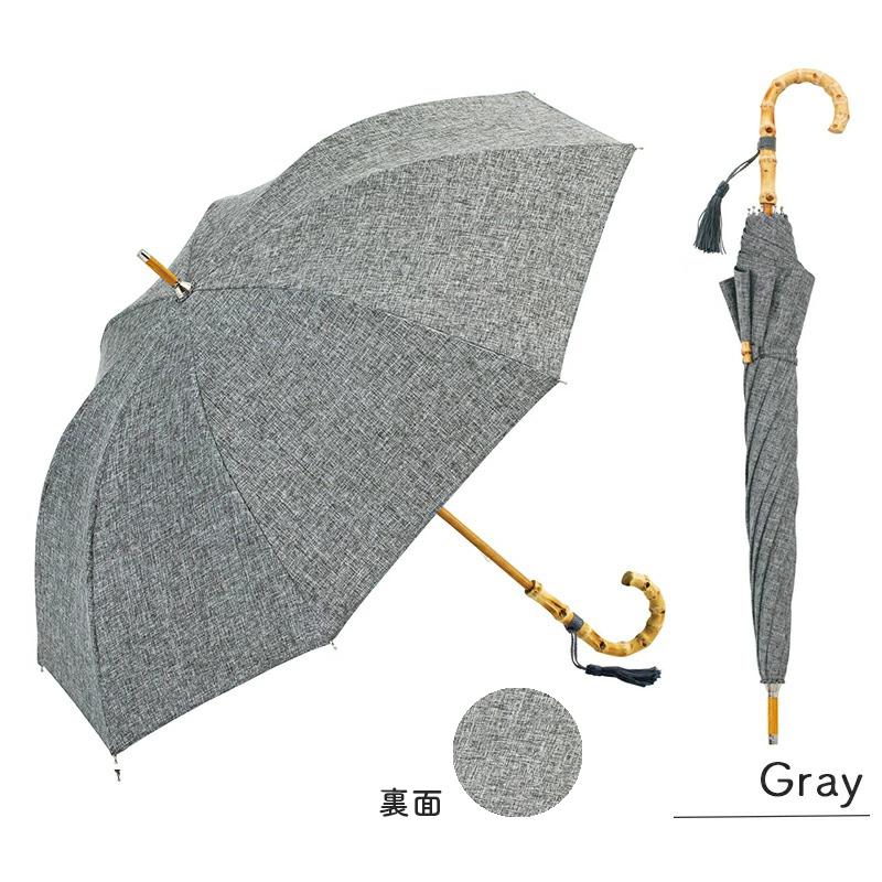 because（ビコーズ） 日傘 傘 かさ 晴雨兼用 晴雨兼用傘 長傘 無地
