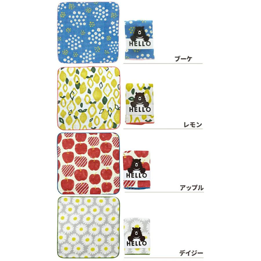タオルハンカチとえんぴつのプチギフト 【メッセージシール無料