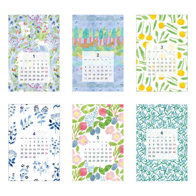 カレンダー 2026 卓上 青山佳世 Textlife テキスタイル 2026年 卓上