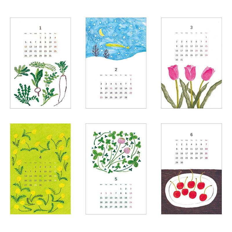 カレンダー 2026 卓上 柿本芳枝 Poetry ポエトリー 2026年 卓上