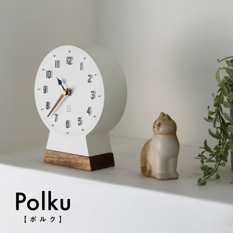 INTERFORM（インターフォルム） Polku ポルク テーブルクロック