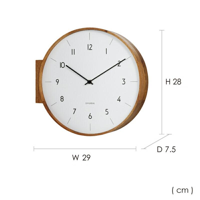 ACME Furniture 木製フレーム アナログ壁時計 ACME Furniture SAGA WALL CLOCK / アクメファニチャー サーガ