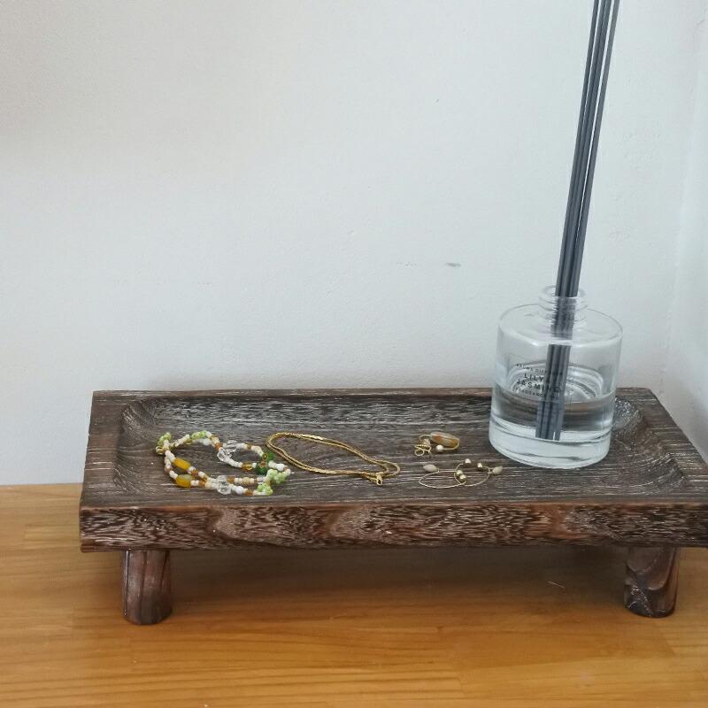 ウッド トレイ 置台 ディスプレイ スタンド コンポート Sサイズ 小さめ