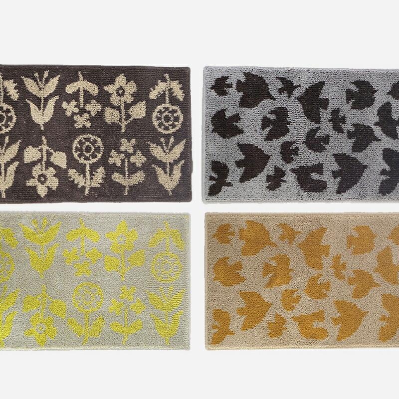 Horn Please shesay 北欧テイストの玄関マット 45×70cm 花が咲き誇る
