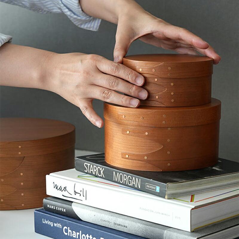 シェーカー ラウンドボックス シェーカーボックス Mサイズ 木製 収納