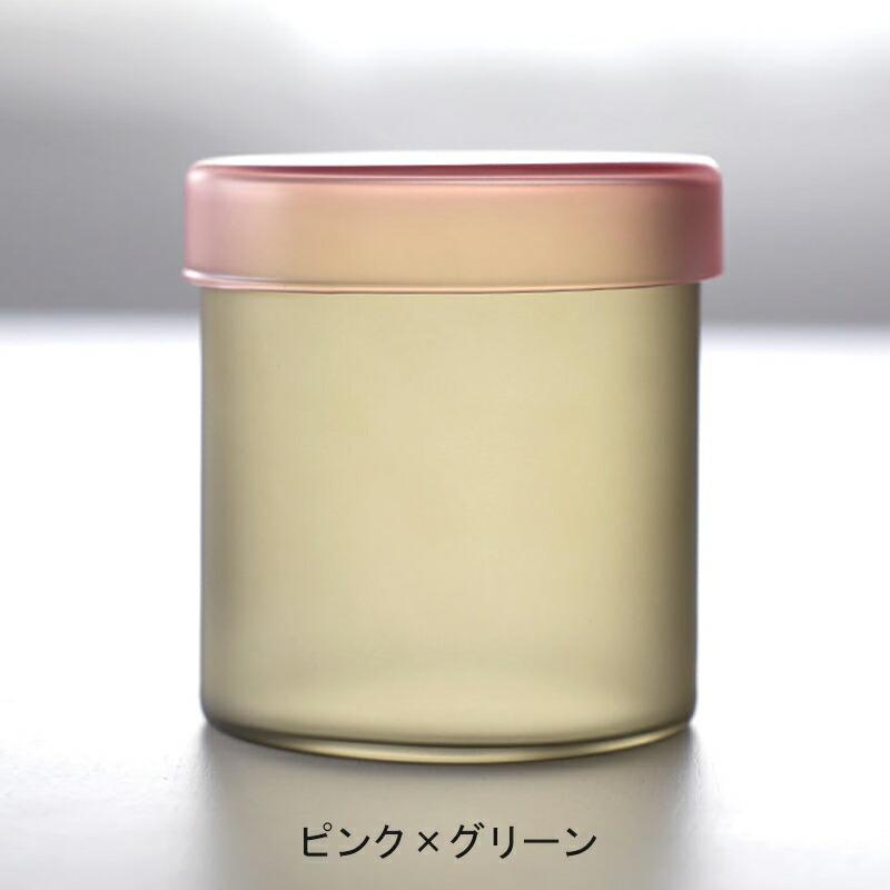 カラーキャニスター M ガラスジャー ストッカー ふた付き 蓋付き カラーキャニスター M ガラスジャー ストッカー ふた付き 蓋付き