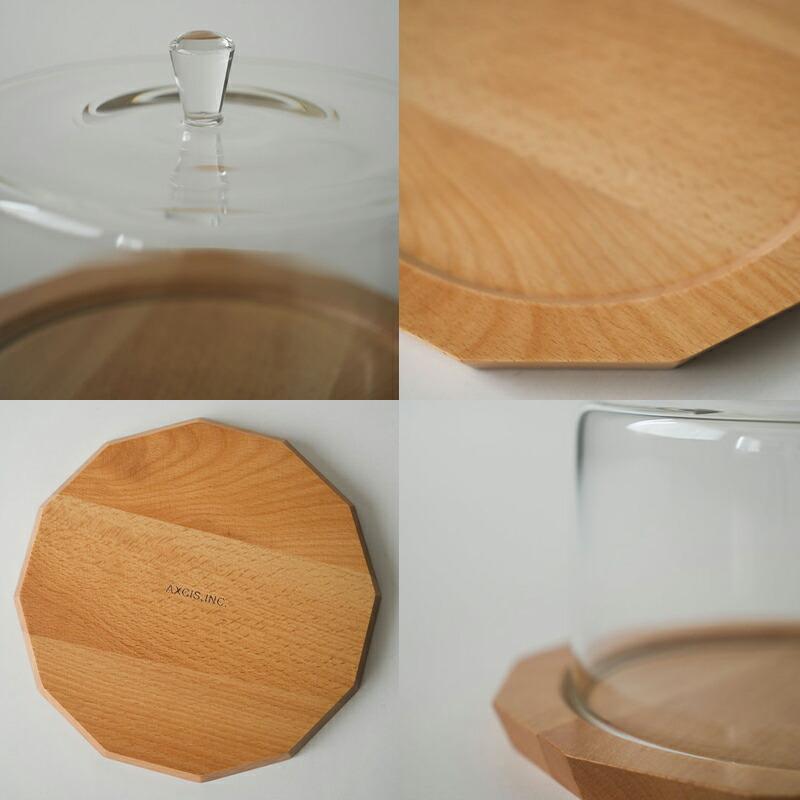 ティムガラスドーム＆プレート 直径16cm 高さ8.5cm ガラスドーム